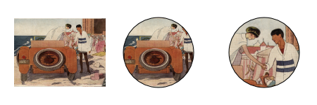 A demonstration of cropping a bitmap image.