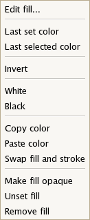 Style Indicator Menu.