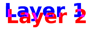 Demonstration of layer blending.