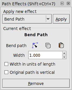 Path Effects dialog.