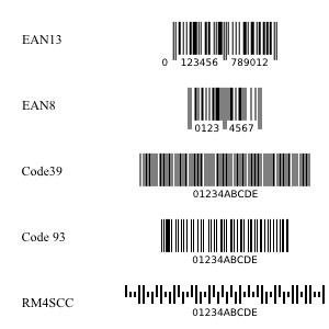 Barcode example.