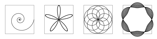 Function example with Polar coordinates.