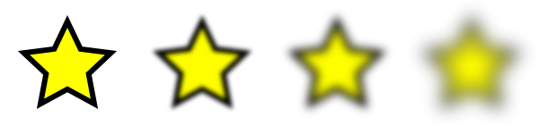 Gaussian Blur filter example.