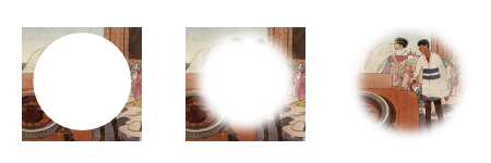 Gaussian Blur -- Masking example.