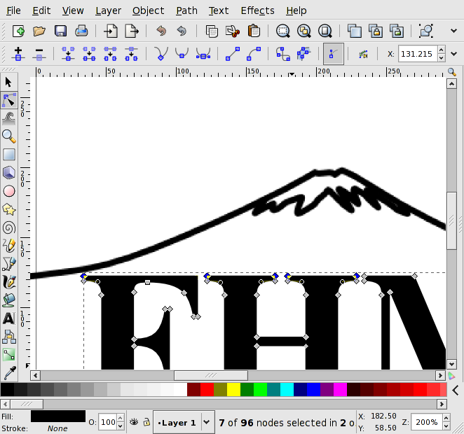 Ready to extend the 'F' and 'H'.