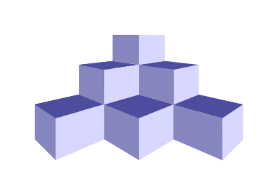 A 3D box with handles.