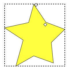 A star a random factor added.