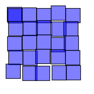 A P1 symmetry tiling with a constant shift 4.