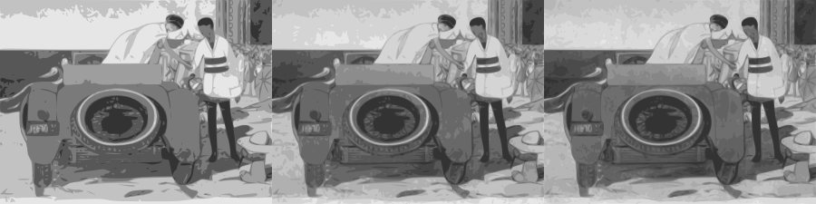 Multiple scans, brightness.